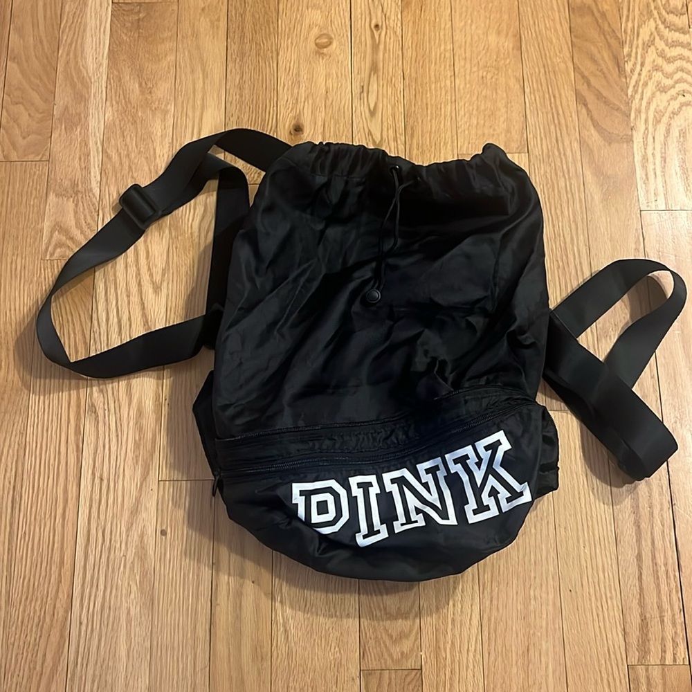 Victorias Sectret PINK bungee top backpack style gym bag